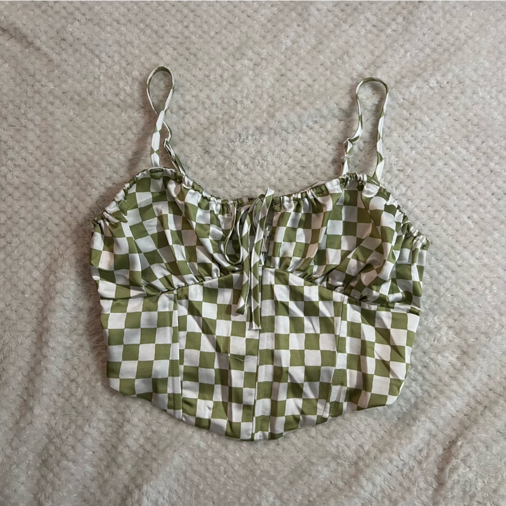 Pacsun checker tank top